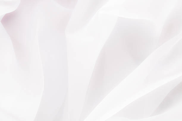 fond blanc de texture de tissu d’organza - white veil photos et images de collection