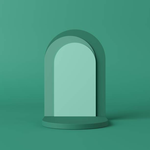 istock Abstract background. mock up scene for product display. 3d render 1216641752