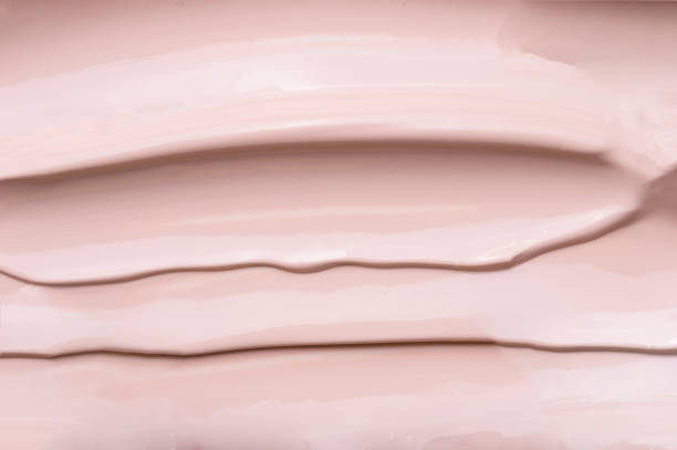 istock Texture of liquid foundation cream background close up 1216649757