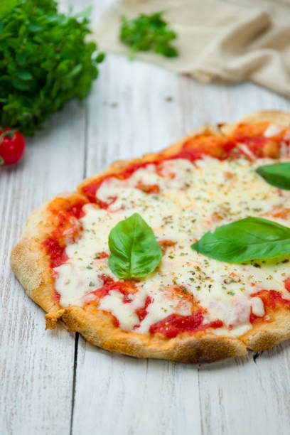 istock margarita pizza at the Rome dough 1216666015
