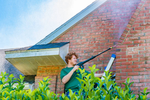 istock Pressure Washing a Brick House 1216666396