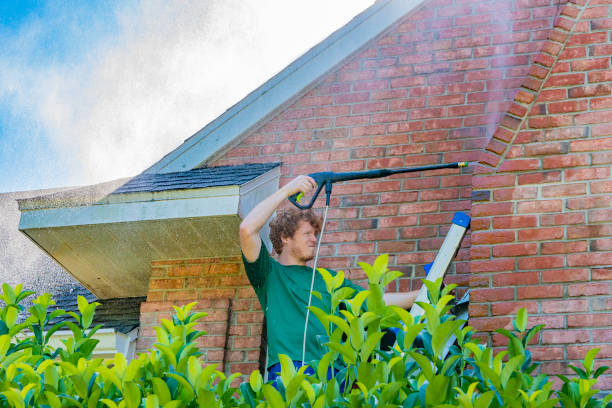 istock Pressure Washing a Brick House 1216666517