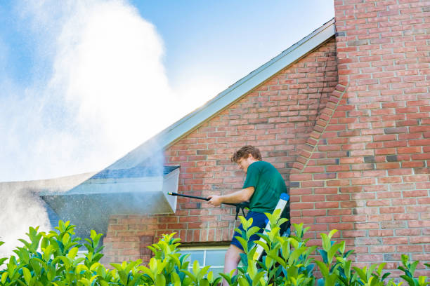 istock Pressure Washing a Brick House 1216666537