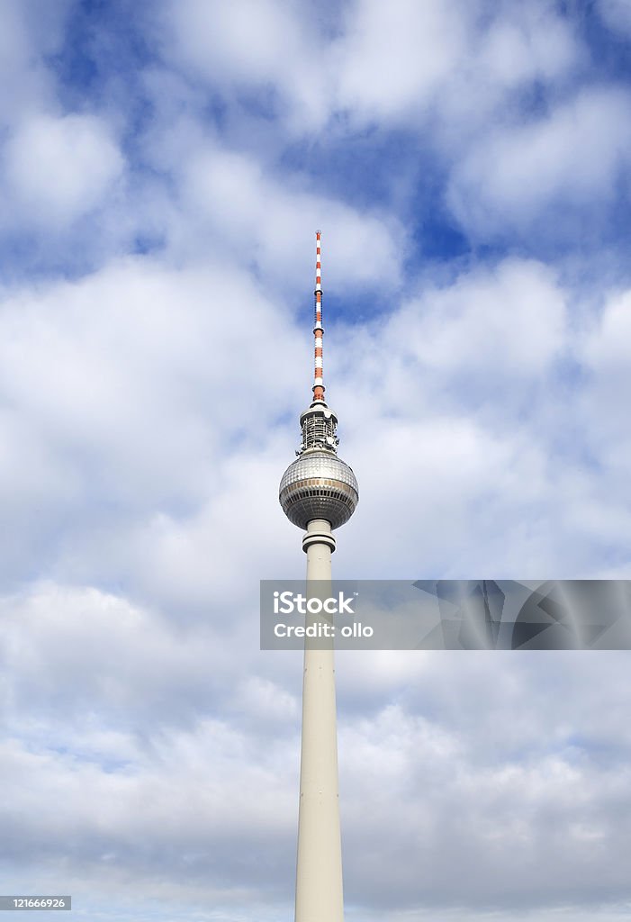 Radio Tower Alex - Berlin Television Tower Alexanderplatz  Alexanderplatz Stock Photo