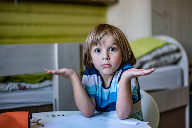 istock Little boy at home during pandemic coronavirus 1216679648