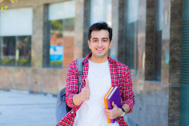 istock College student in Campus - stock photo 1216686993