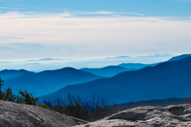 old rag mountain - virginia - blue ridge mountains fotos stock-fotos und bilder