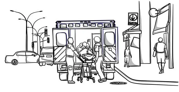 Vector illustration of Medical Emergency