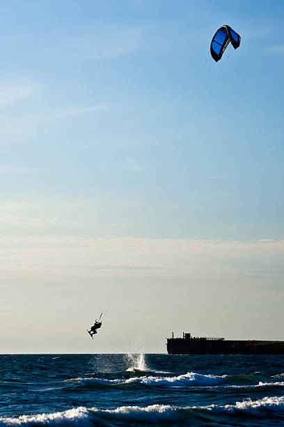 Kitesurf - fotografia de stock