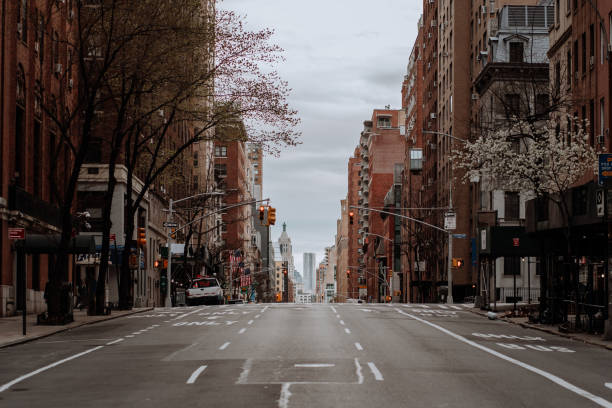 istock New York City empty during COVID-19 1216696767