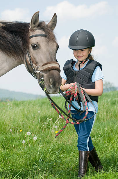 istock Horse and jockey 121670205