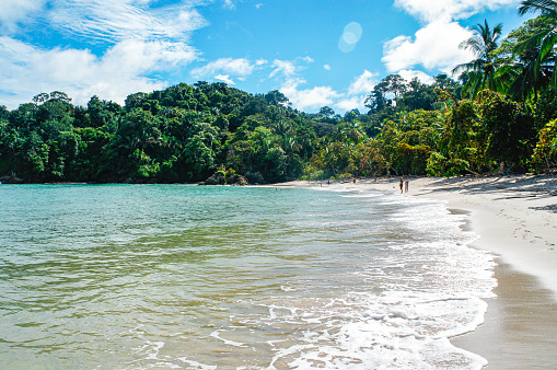 Paradise beach of Manuel Antonio in Costa Rica