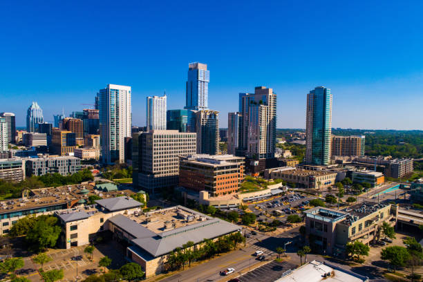 istock Sunny afternoon in Austin Texas Modern Skyline 1216708173