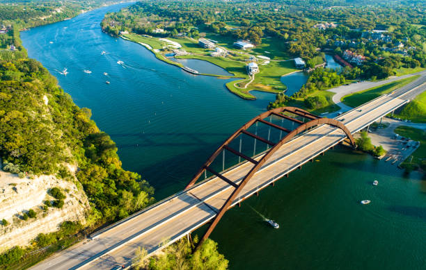 istock high above Pennybacker Bridge in Austin Texas 1216708180
