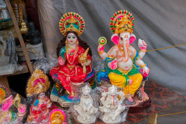 istock Idols of Laxmi and Ganesh, India 1216710589