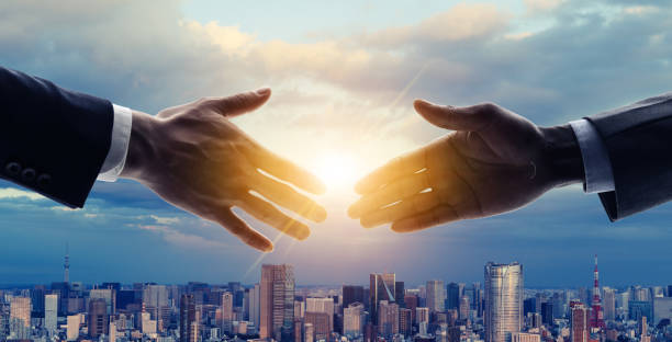 istock Success of business concept. Shaking hands. Human relationship. 1216713151