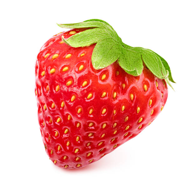 istock Strawberry isolated on white background 1216718728