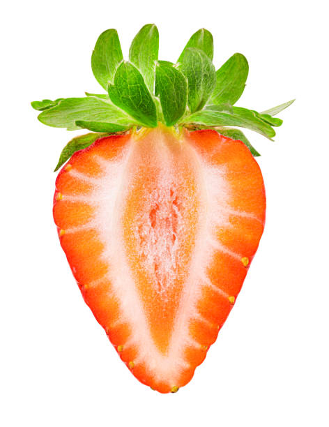 istock Strawberry isolated on white background 1216718740