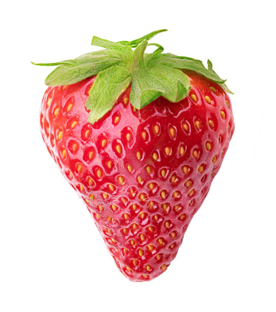 istock Strawberry isolated on white background 1216718858