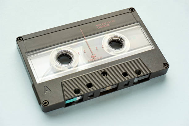 istock audio tape cassette on blue background 1216722240