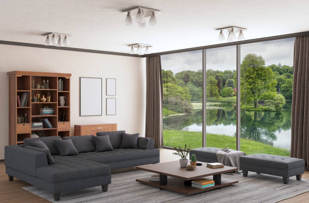 istock Living Room Interior Scene 1216726342