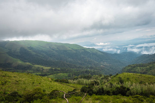 istock mountain coverd with cloud layers and beautiful sky 1216728455