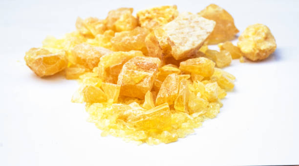 istock Yellow resin from natural rubber 1216729724