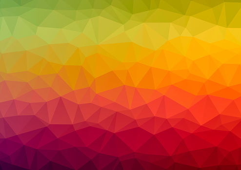 Colorful polygon background.