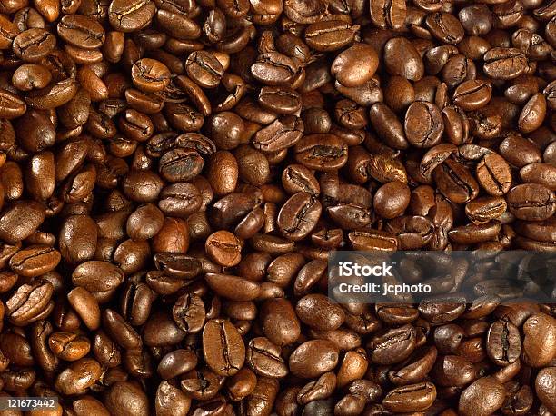 Coffee Beans Stock Photo - Download Image Now - Backgrounds, Breakfast, Brown