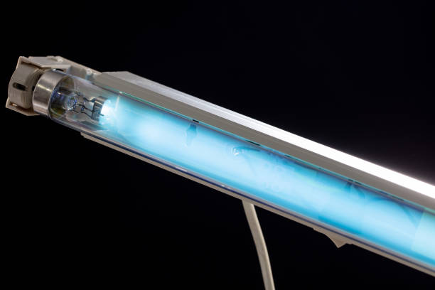 istock UV-C Tube Ultraviolet destroy viruses 1216736234