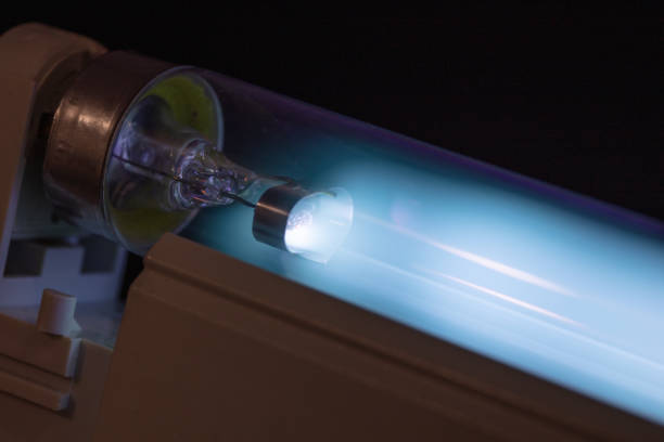 istock UV-C Tube Ultraviolet destroy viruses 1216736241