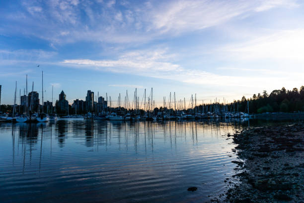 istock Vancouver beautiful city view from Stanley Park 1216738823