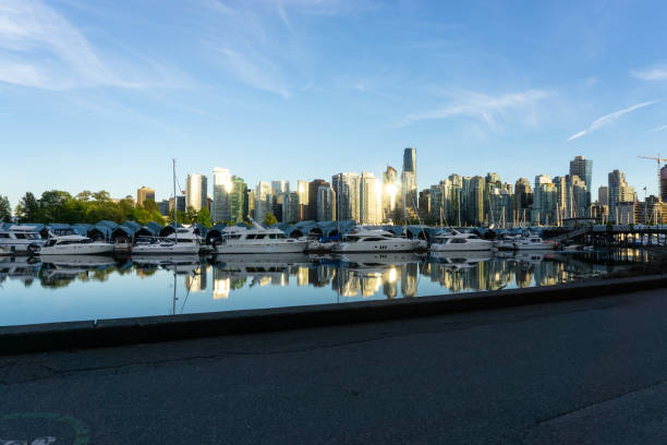 istock Vancouver beautiful city view from Stanley Park 1216738847