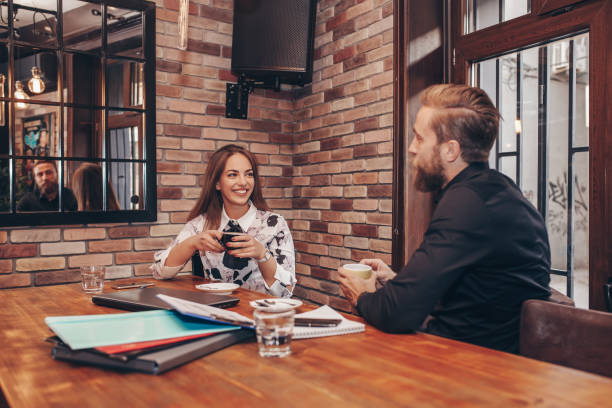 istock Business people  talking about job 1216741981