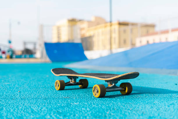 A skate in a skatepark