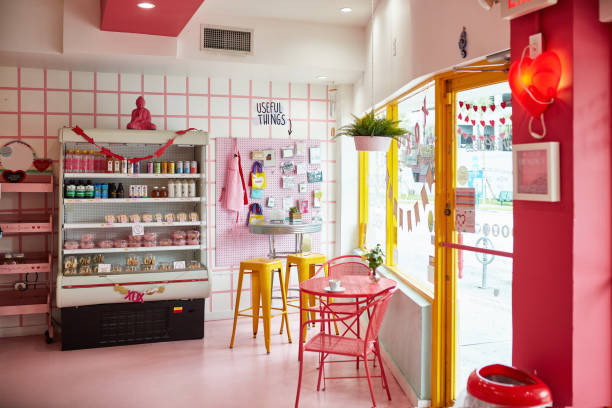 istock Multi Colored Interior of Miami Gourmet Bakery 1216745742