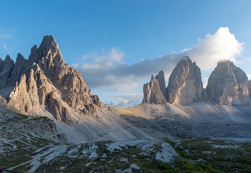 three peaks of Lavaredo in Trentino