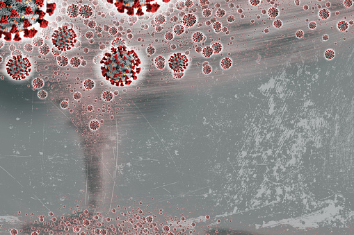 Conceptual tornado image, Global crisis of Covid-19 virus epidemic.
Covid-19 virus illustration downloaded from CDC than layered and manipulated. for more information please visit Centers for Disease Control and Prevention web site: https://www.cdc.gov/media/subtopic/images.htm