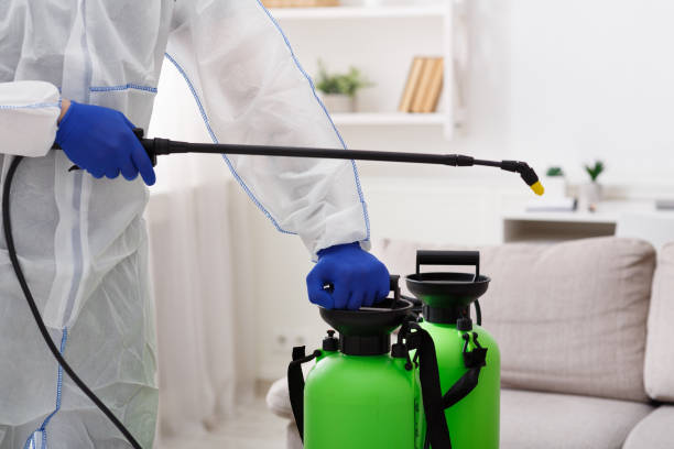 istock Person in virus protective suit stops the coronavirus spread 1216750988