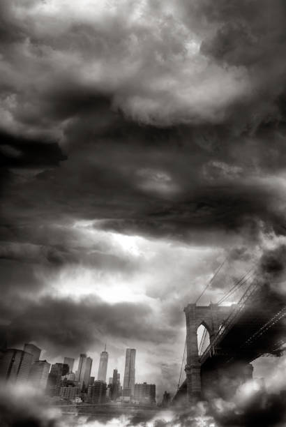 istock Conceptual bad condition spooky New York City view 1216751599