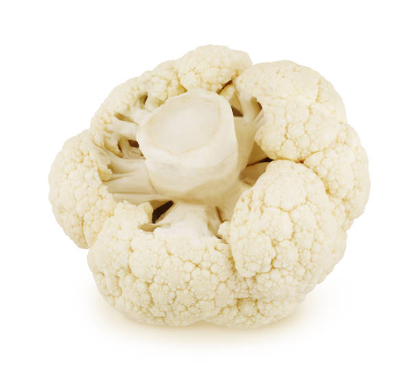 istock Fresh whole cauliflower isolated on a white background. 1216752971