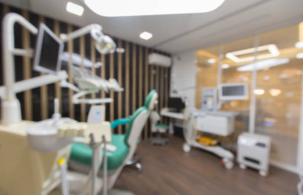 istock Children stomatological office with modern equipment 1216754399