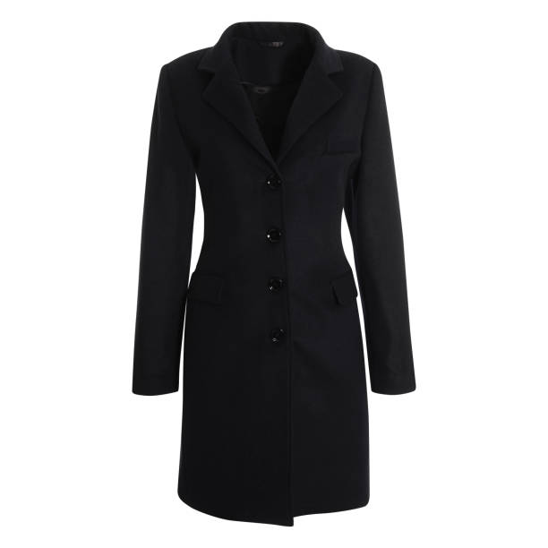 istock Black woman coat 1216756356
