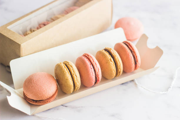 istock Macaroons. Delicious French dessert 1216759480