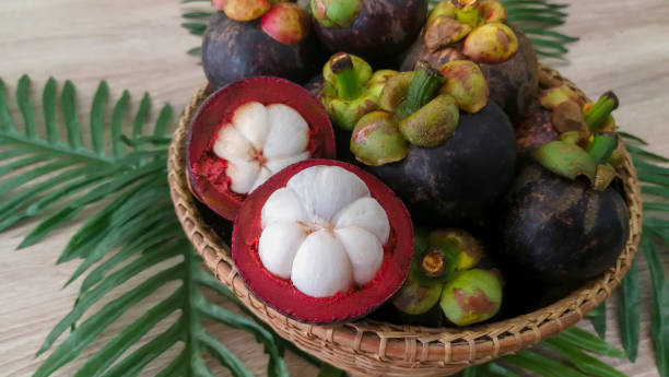 istock Thailand, Asia, Mangosteen, Fruit, Purple 1216760538