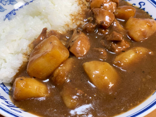 istock Close up of Japanese style curry rice 1216765201