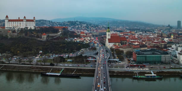 istock Bratislava, Slovakia cityscape in winter 1216766260