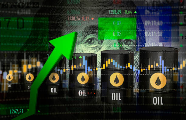 prezzi del petrolio in rialzo - gasoline fossil fuel dollar sign fuel and power generation foto e immagini stock