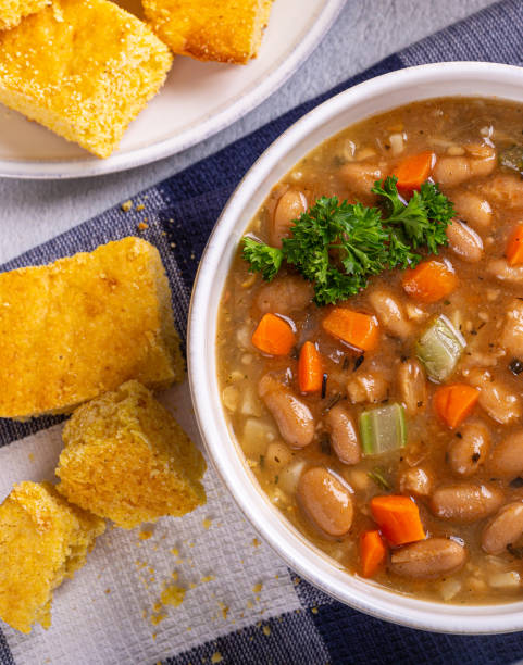 istock Bowl of Tasty Bean Soup 1216768022