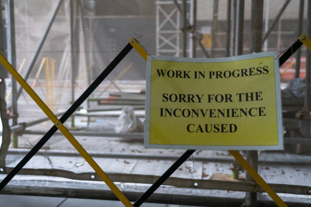 Sorry For Incon 70+ Construction Sorry For Inconvenience Stock Photos, Pictures ...